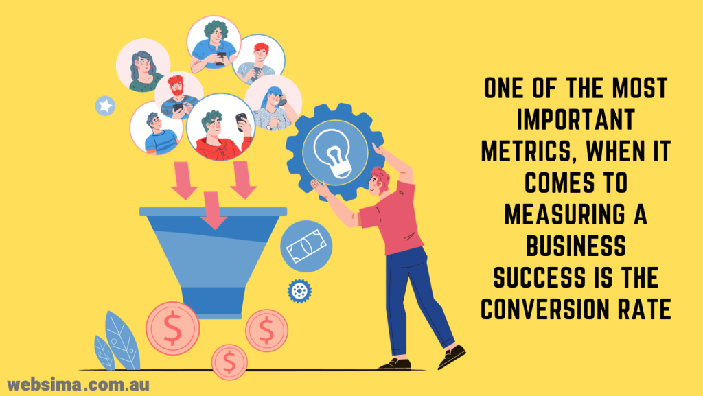 Conversion rate is on the most crucial measuring factor for analysing an online business performance