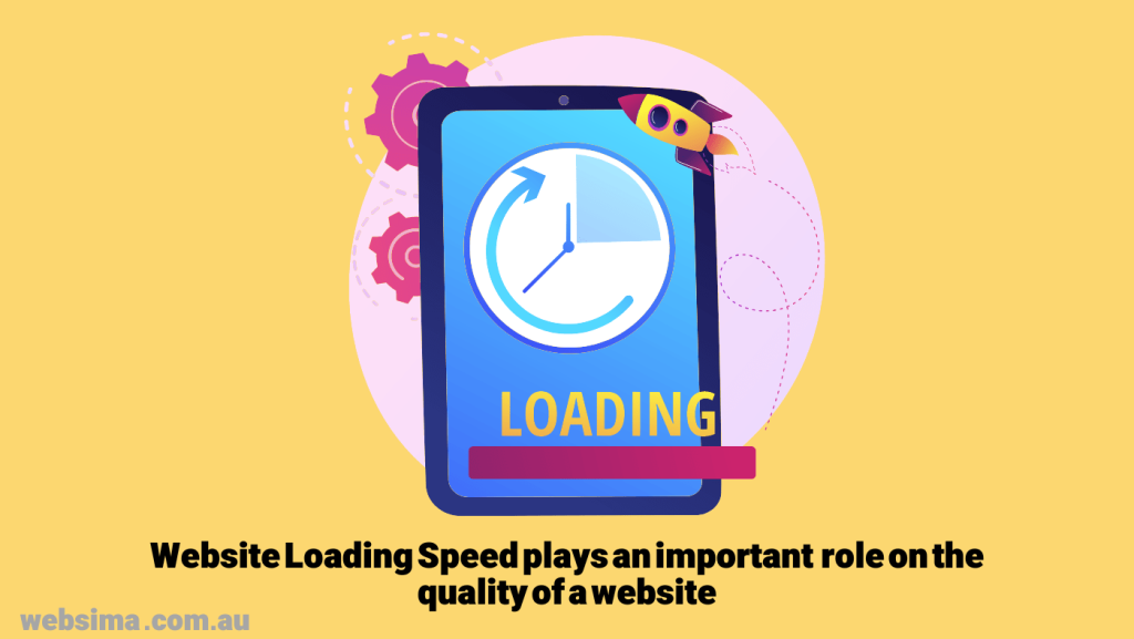 website loading speed plays a crucial role on a website quality
